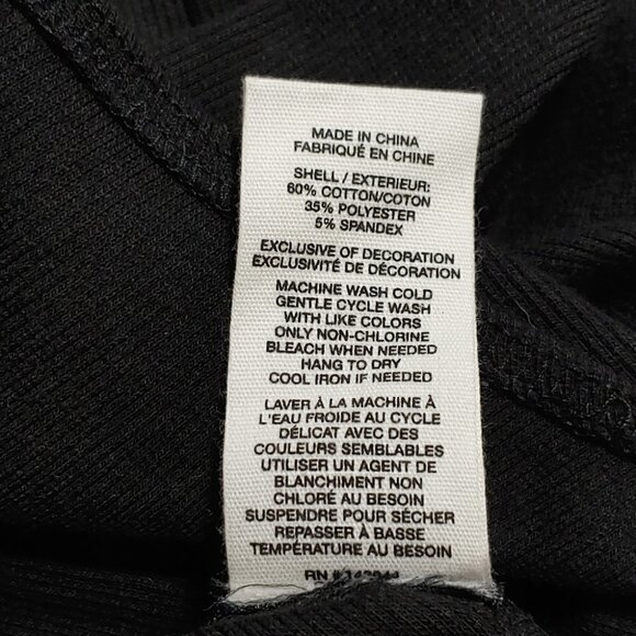 NWT AVEC LES FILLES Black ribbed tank bodysuit - Picture 12 of 12